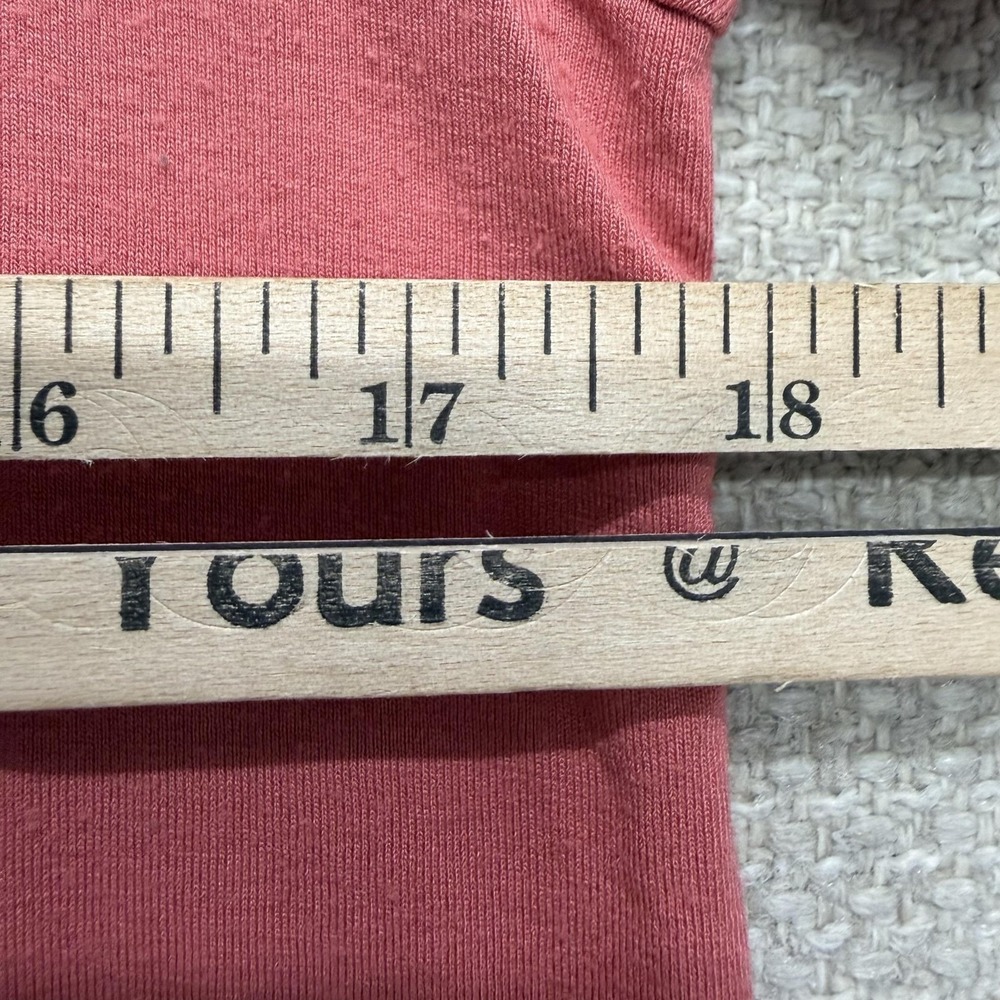Eileen Fisher Shirt Women S Melon Pink Crew Neck Short Sleeve Viscose Jersey Tee - Picture 6 of 7
